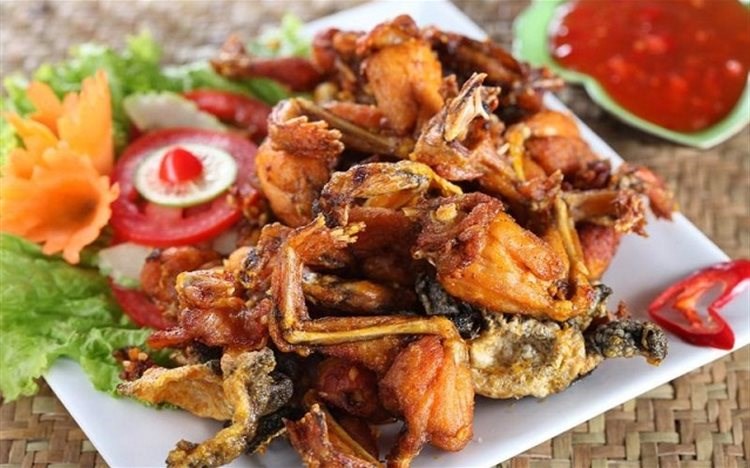Ếch chiên nước mắm