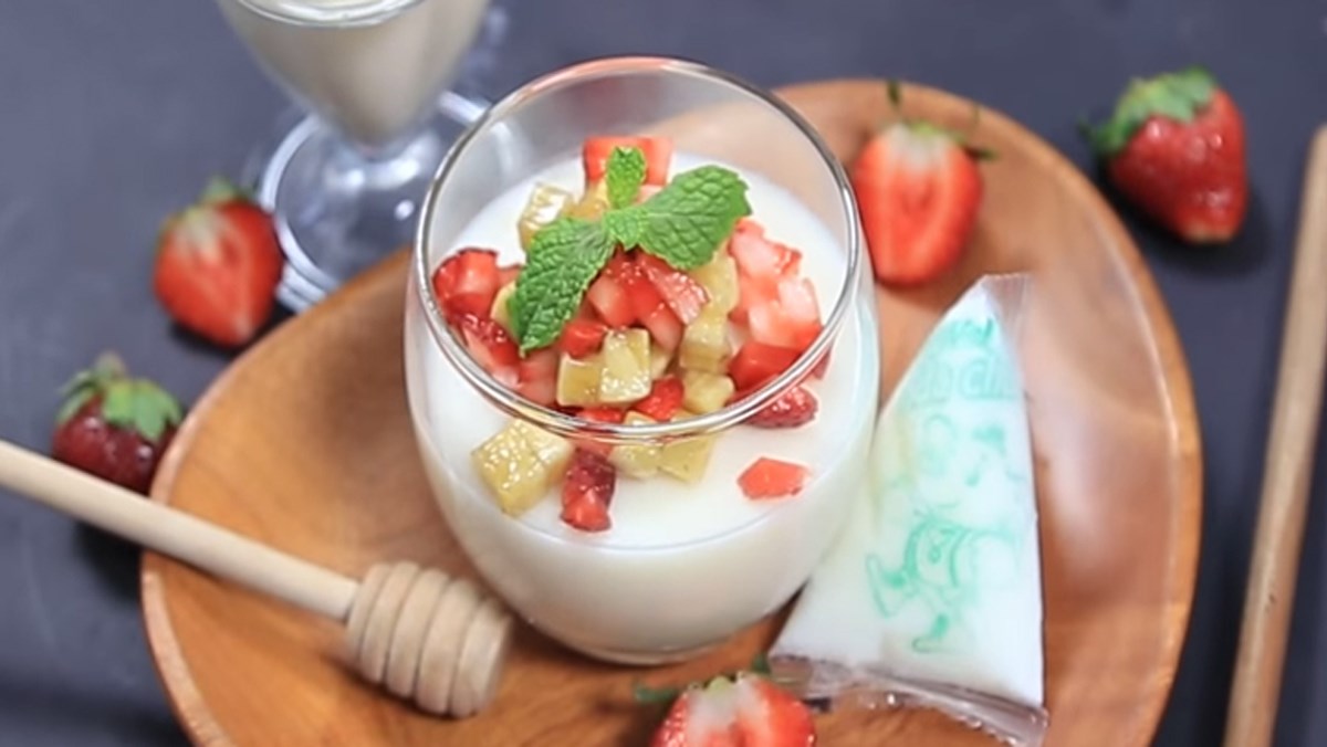 Pudding sữa kẹo xốp Mashmallow