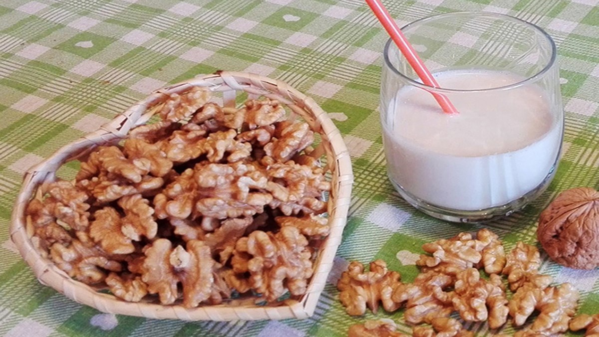 Sữa óc chó hạt bí