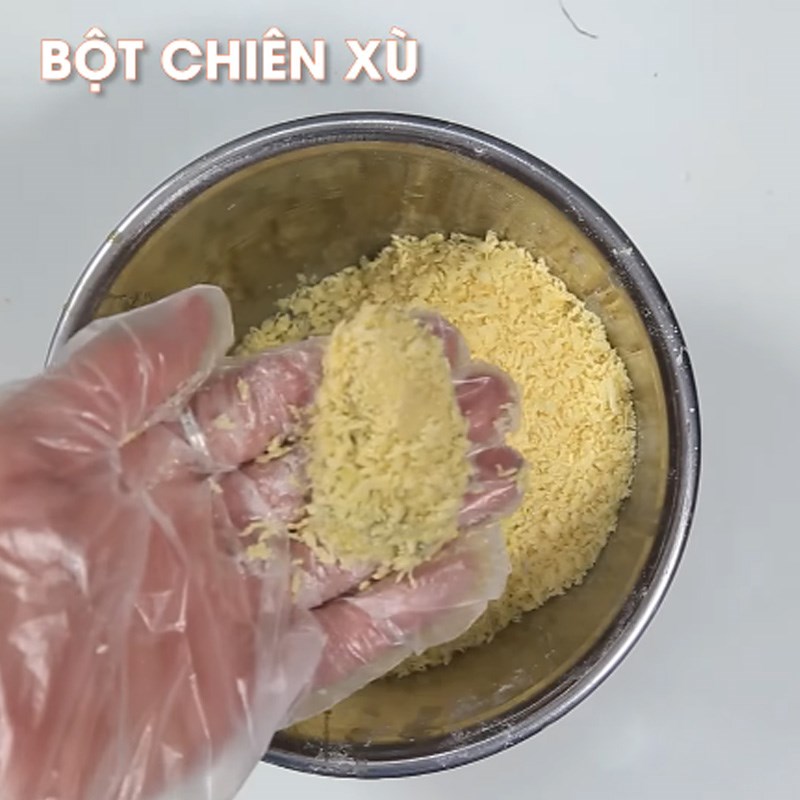 Bước 2 Nhúng bột hàu chiên xù sốt mayonnaise