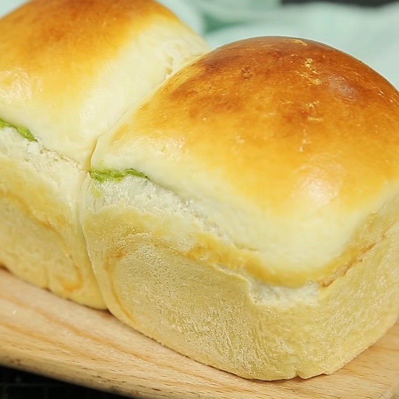 Bước 6 Nướng bánh Bánh mì nhân kem trà xanh matcha