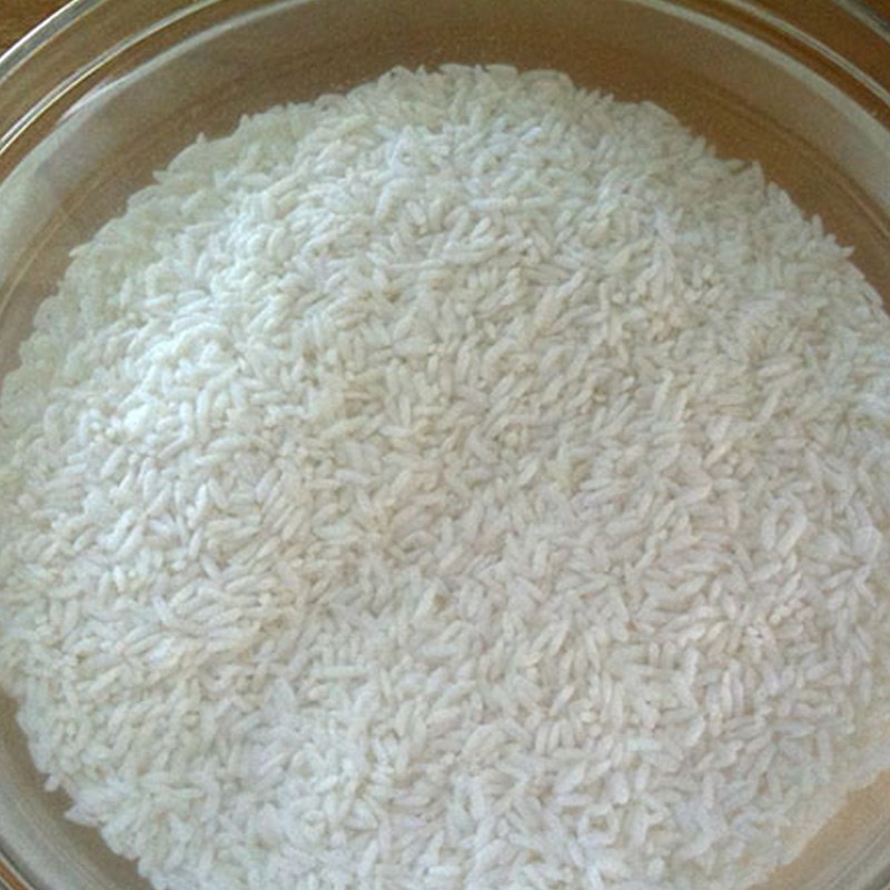 Bước 1 Sơ chế gạo xôi mực dẻo