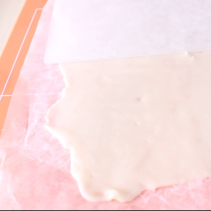 Bước 6 Tạo hình bánh bánh mochi đậu biếc nhân kem oreo
