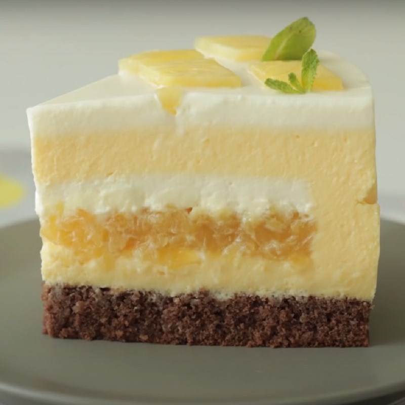 Bước 6 Thành phẩm Cheesecake dứa