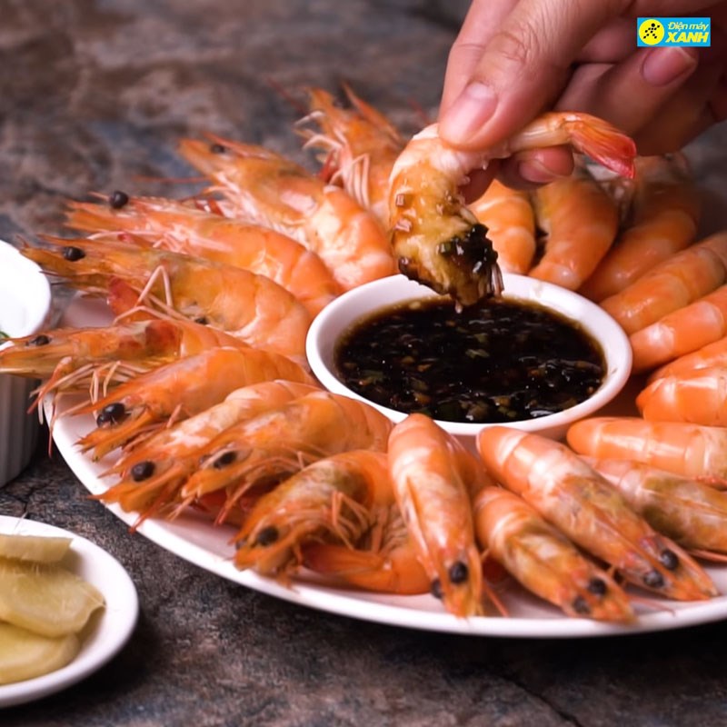 Bước 3 Thành phẩm Nước chấm tôm luộc, tôm hấp Bước 3 Thành phẩm Nước chấm tôm luộc, tôm hấp