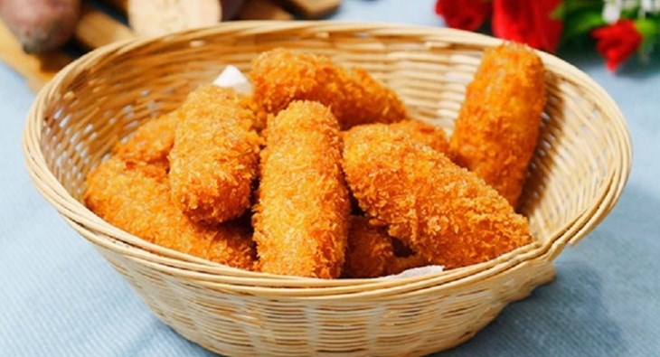 Bước 6 Thành phẩm Khoai lang tẩm bột chiên