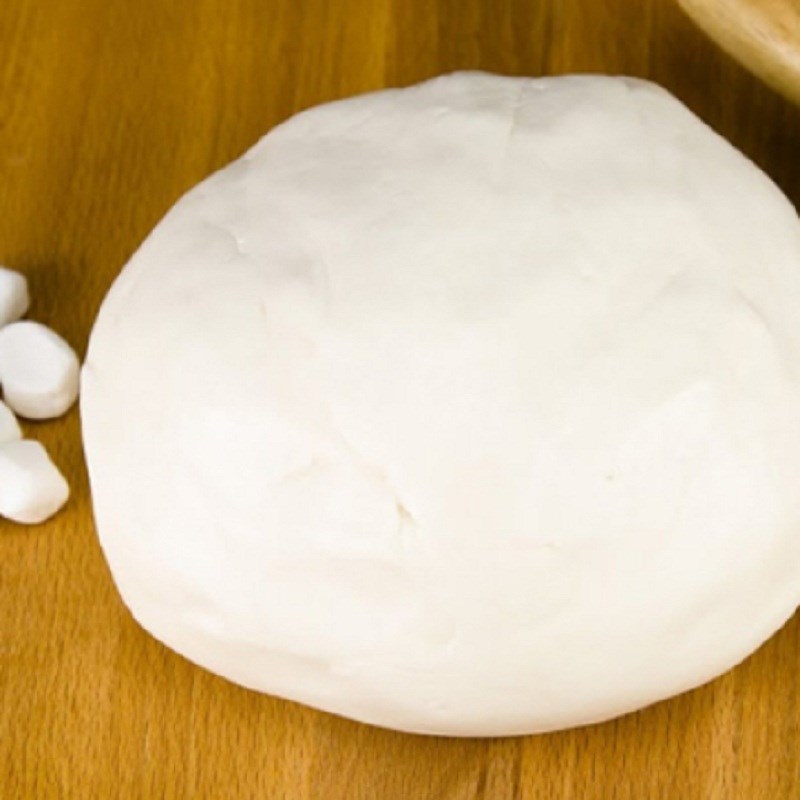 Bước 4 Thành phẩm Cách làm Fondant từ kẹo mashmallow