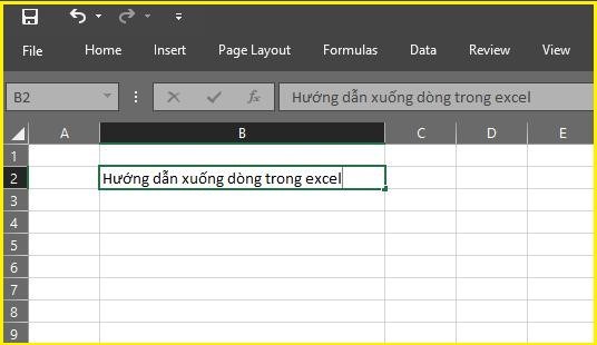 cach-xuong-dong-trong-excel