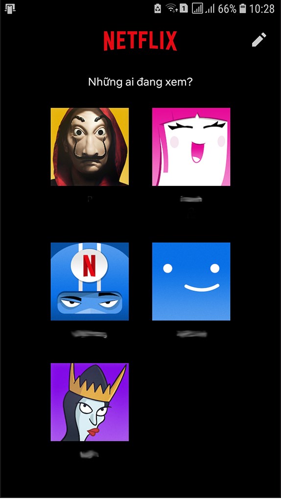 Mở ứng dụng Netflix