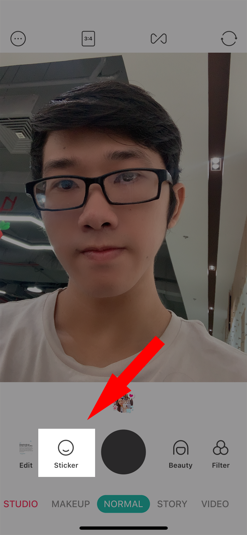 app chụp ảnh khẩu trang ch&aacute;y nắng