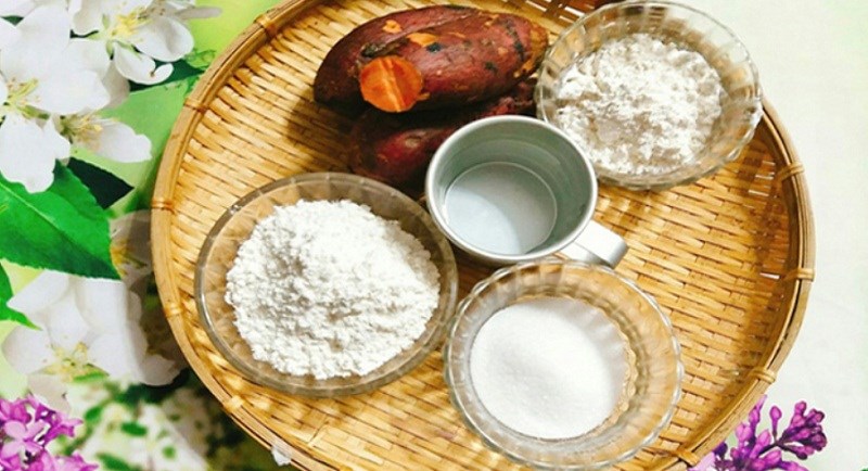 Nguyên liệu món ăn bánh khoai phong lang cừu phồng