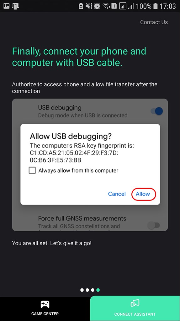 Bật chế độ USB debug (Gỡ lỗi USB)