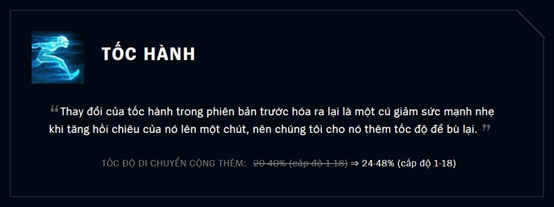 C&acirc;n bằng Tốc H&agrave;nh