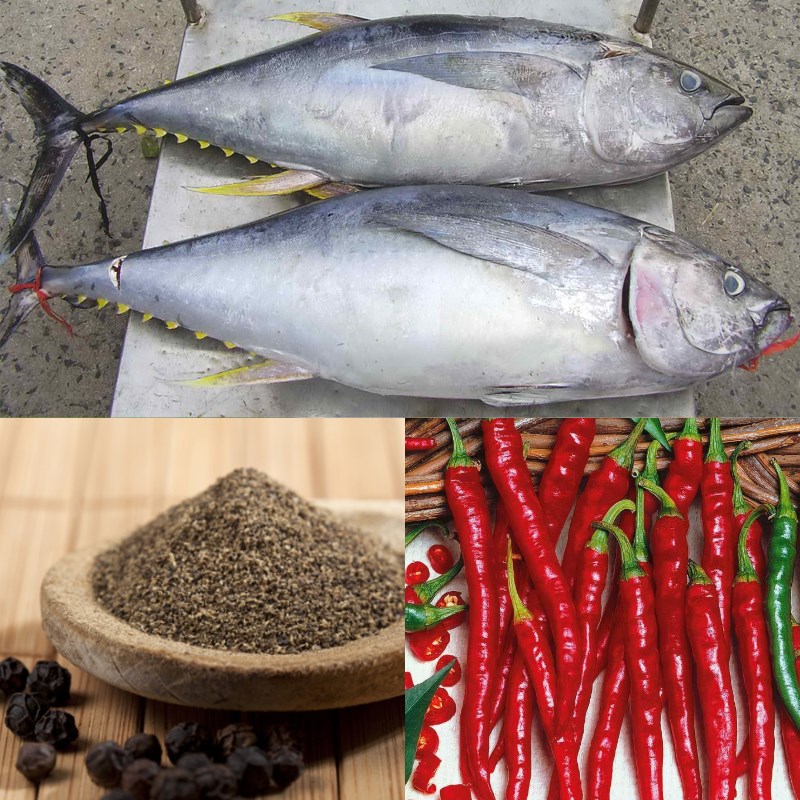 Nguyên liệu món ăn 5 cách làm món cá ngừ kho thơm, sốt cà chua, măng, nước dừa, tiêu