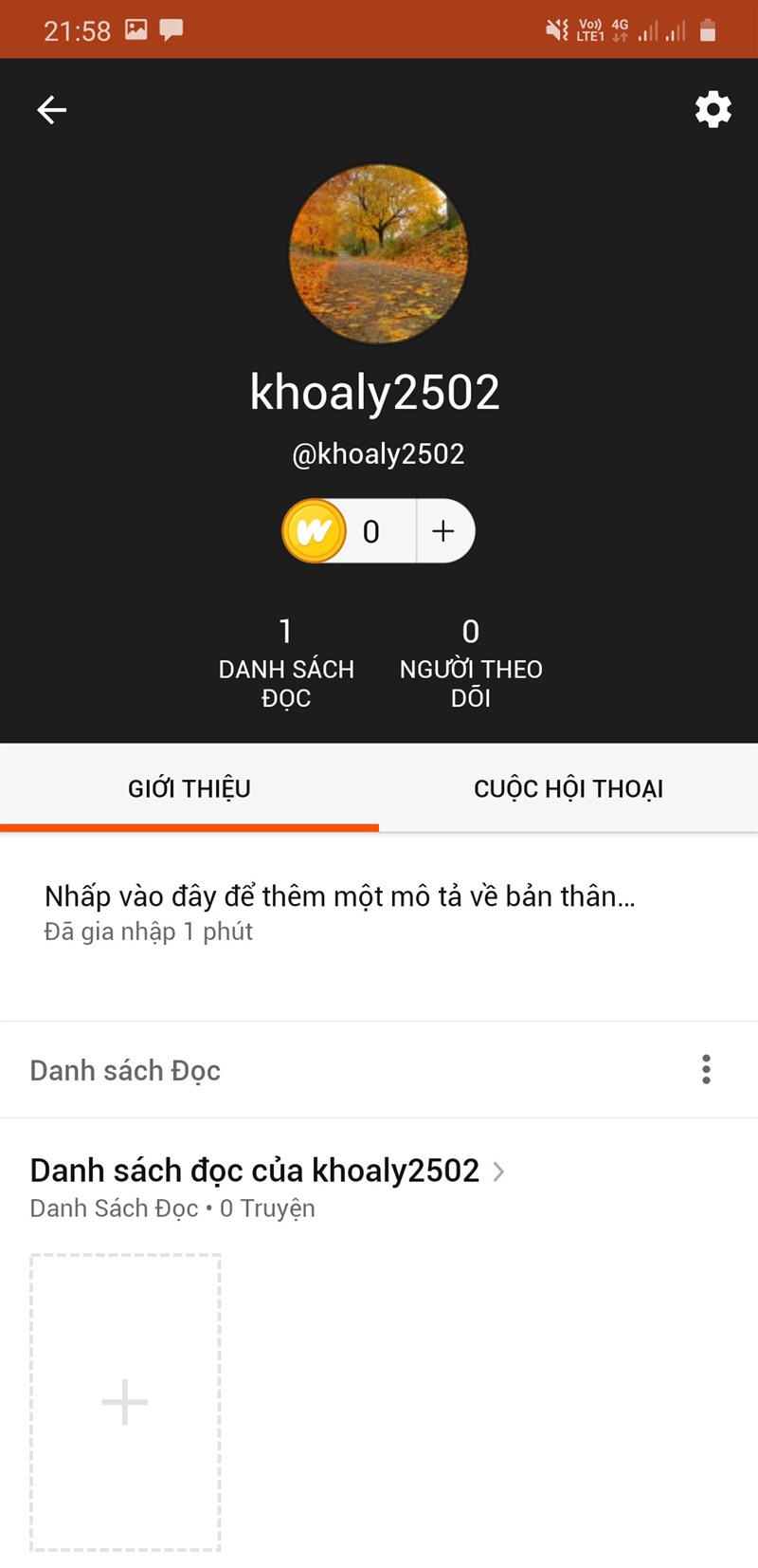 Bước 5: Bạn đã sử dụng thành công vào tài khoản Email của mình để sử dụng Wattpad, giờ đây chỉ cần nhập tên đăng nhập và mật khẩu bạn đã đăng ký ở bước 3 là có thể vào tài khoản Wattpad của mình rồi!