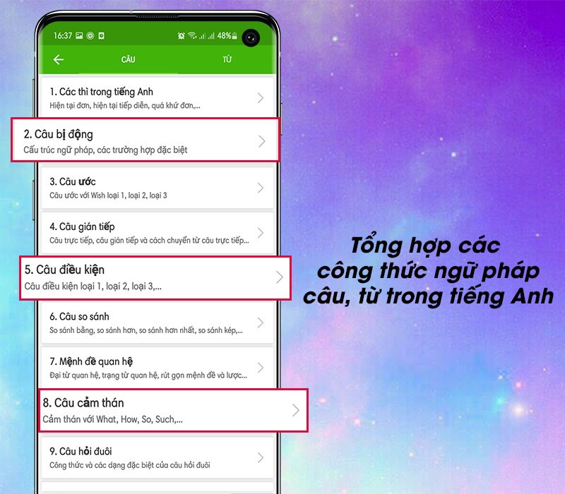 Tổng hợp c&aacute;c c&ocirc;ng thức ngữ ph&aacute;p c&acirc;u, từ trong tiếng Anh