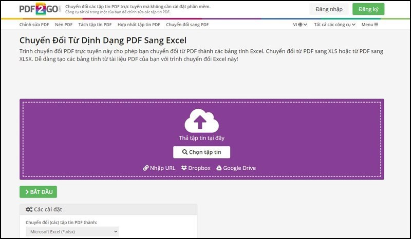 Chuyển PDF sang Excel: Cùng với sự phát triển của công nghệ, chuyển đổi PDF sang Excel không còn là vấn đề khó khăn như trước đây. Sử dụng phần mềm chuyên dụng và vài cú click chuột, người dùng có thể dễ dàng chuyển đổi và chỉnh sửa những dữ liệu trên PDF. Giúp tiết kiệm thời gian và tăng productivitiy trong công việc.