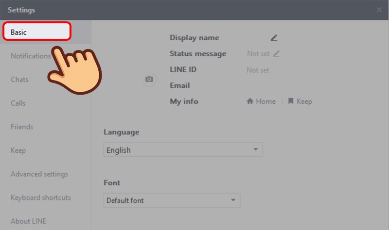 C&aacute;ch c&agrave;i đặt chế độ tối (Dark Mode) tr&ecirc;n ứng dụng Line phi&ecirc;n bản m&aacute;y t&iacute;nh 4 