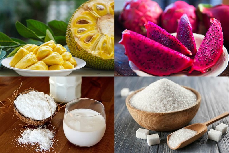 Các nguyên liệu cần có món ăn xôi mít