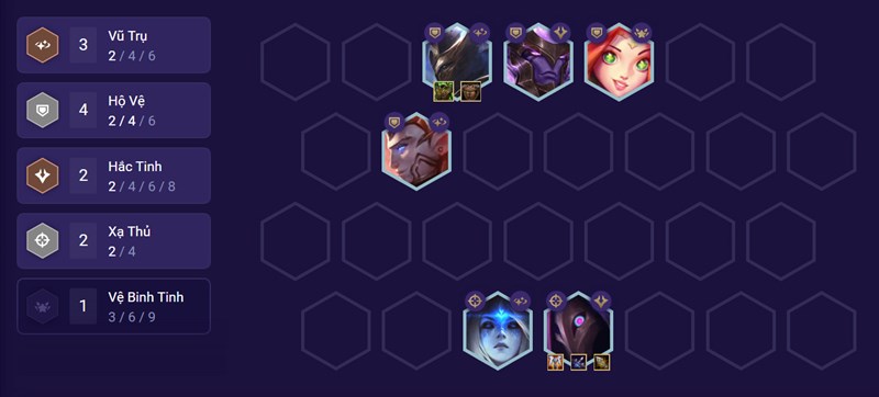 Đội h&igrave;nh giữa trận