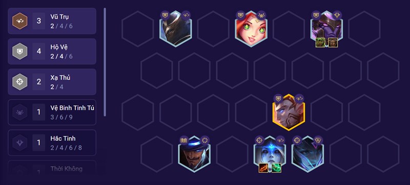 Đội h&igrave;nh giữa trận