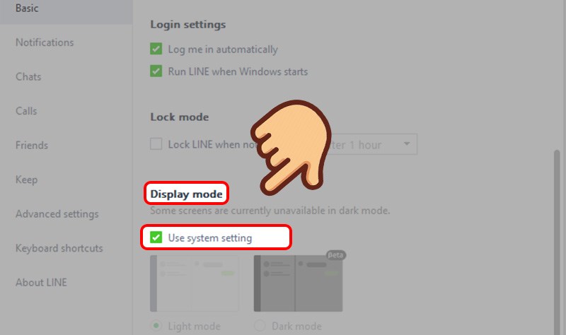 C&aacute;ch c&agrave;i đặt chế độ tối (Dark Mode) tr&ecirc;n ứng dụng Line phi&ecirc;n bản m&aacute;y t&iacute;nh 5