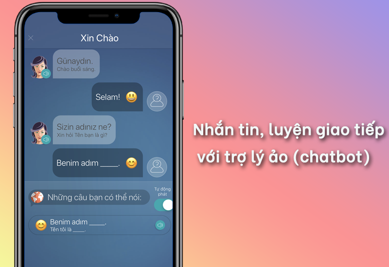 Learn Turkish: Ứng dụng học tiếng Thổ Nhĩ Kỳ, giao tiếp, luyện n&oacute;i