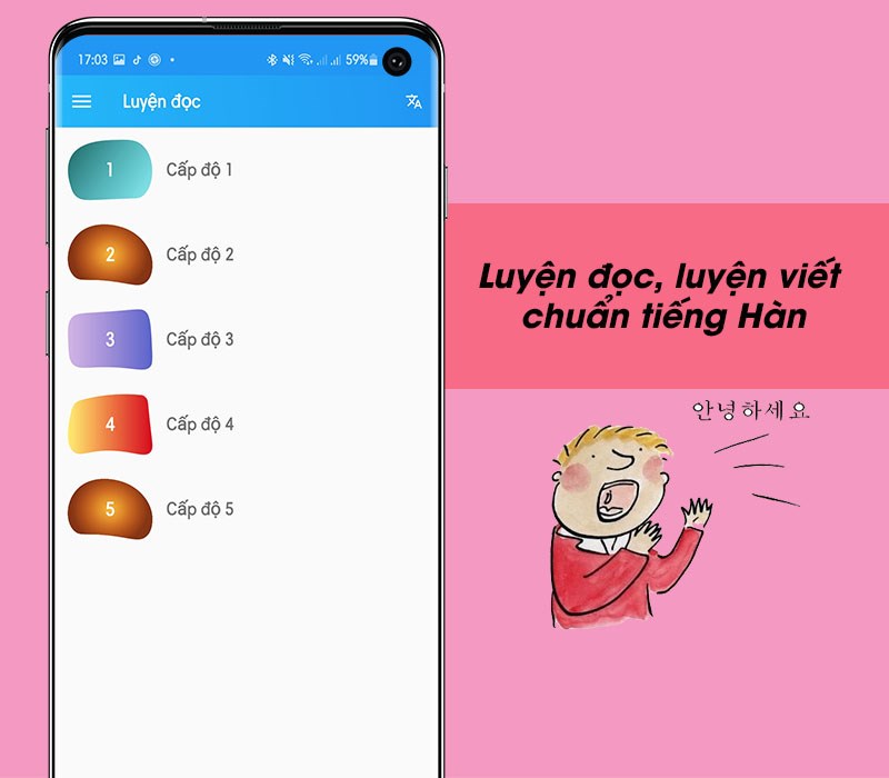 Luyện đọc, luyện viết chuẩn tiếng H&agrave;n