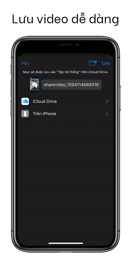 Lưu video v&agrave; chia sẻ đến bạn b&egrave; miễn ph&iacute;.