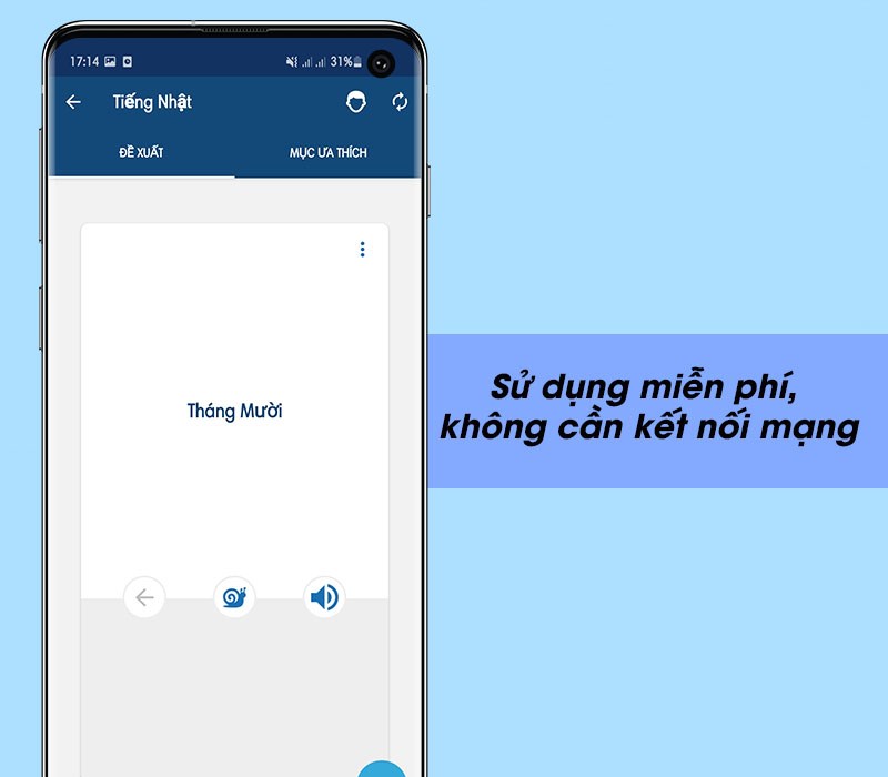 Sử dụng miễn ph&iacute;, kh&ocirc;ng cần kết nối mạng