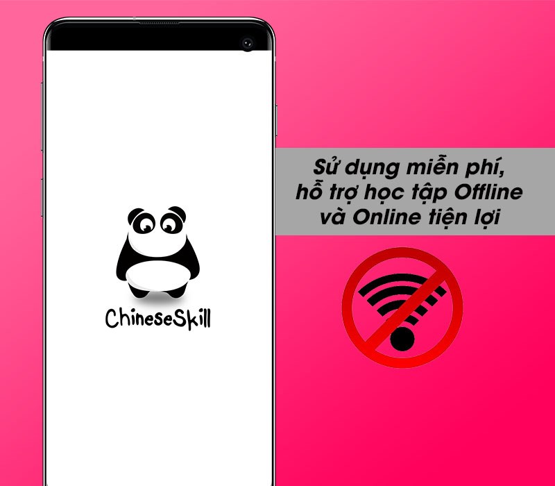 Sử dụng miễn phí, hỗ trợ học tập Offline và Online tiện lợi