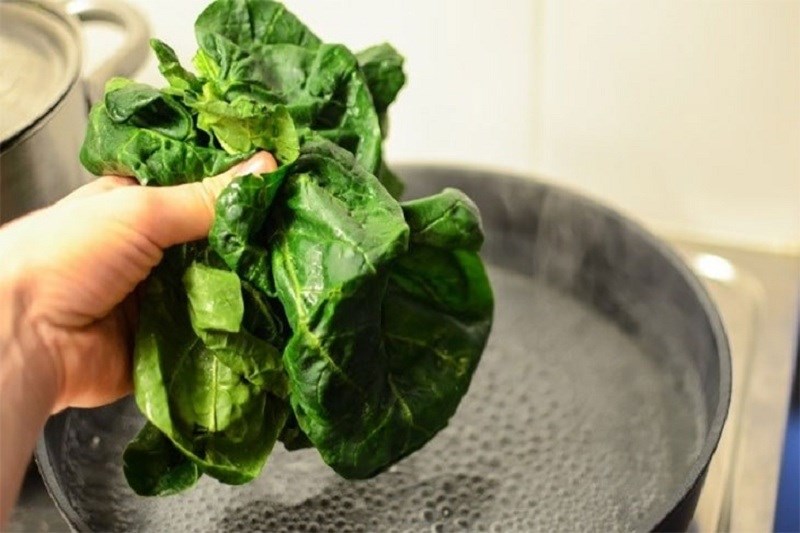 Wait for the water to boil before adding the vegetables