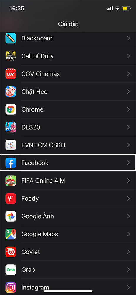 ẩn ứng dụng iphone