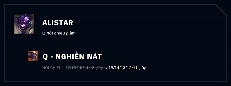 Tăng sức mạnh Alistar