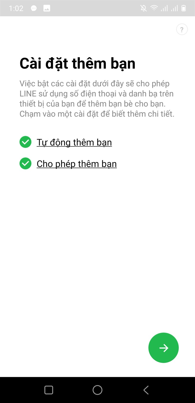 Cài đặt thêm bạn