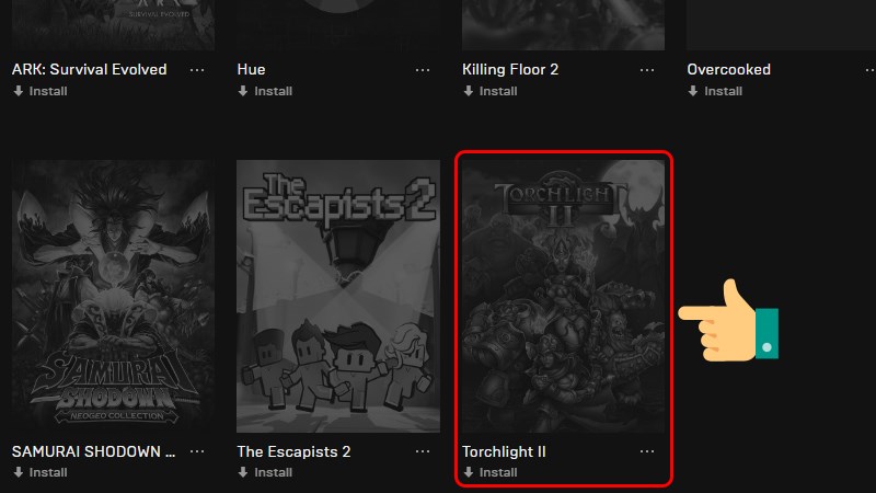 Nhấn v&agrave;o Torchlight II