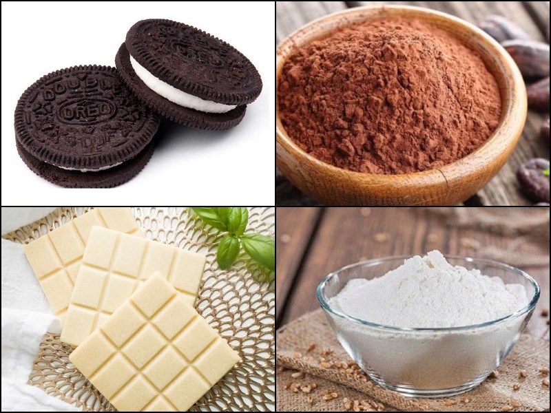 nguyên liệu làm bánh Oreo Chocolate