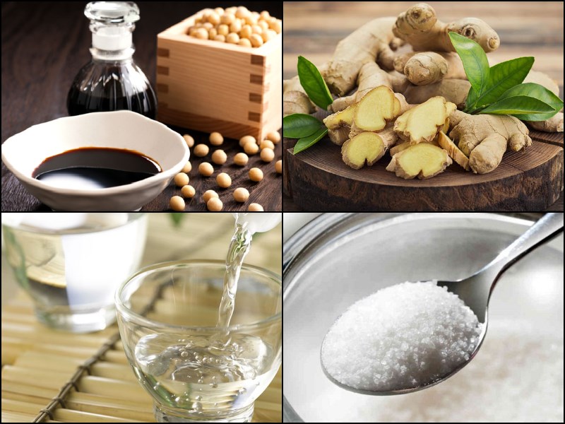 Nguyên liệu món ăn nước chấm tôm luộc