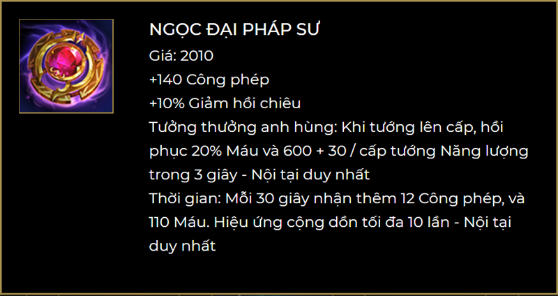 Tổng hợp tất cả trang bị và công dụng trong Liên Quân Mobile mùa 15 Capture37-800x424