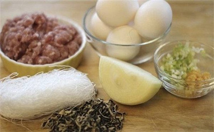 Nguyên liệu món ăn chả trứng cơm tấm