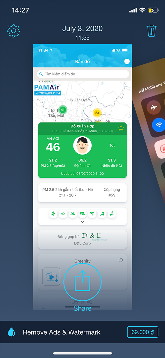 ứng dụng sẽ tự động t&igrave;m c&aacute;c tấm ảnh chụp m&agrave;n h&igrave;nh kế tiếp nhau