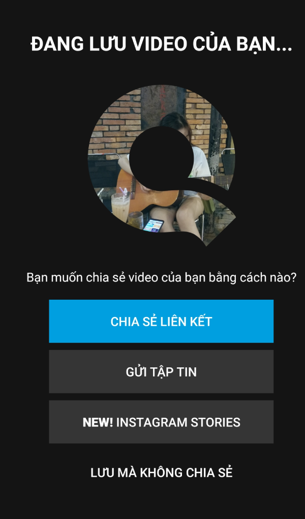 lưu video về điện thoại 