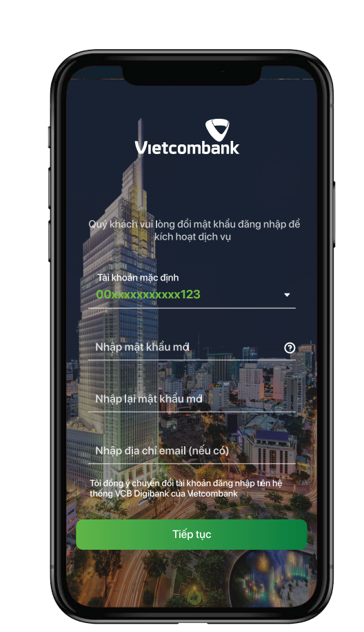 Hướng dẫn đăng ký Vietcombank Digibank mới từ VCB Mobile Banking (trên điện thoại)