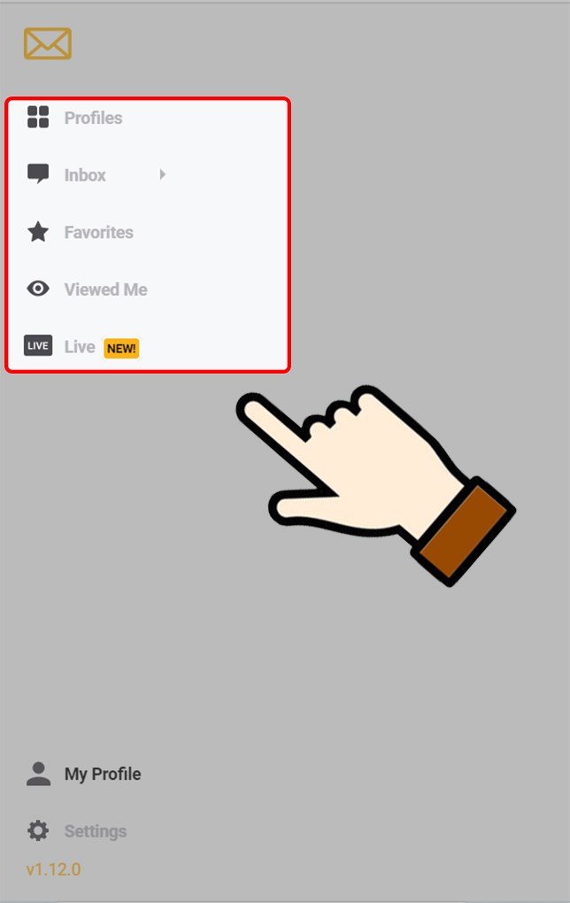 Mục inbox, Favorites, Views