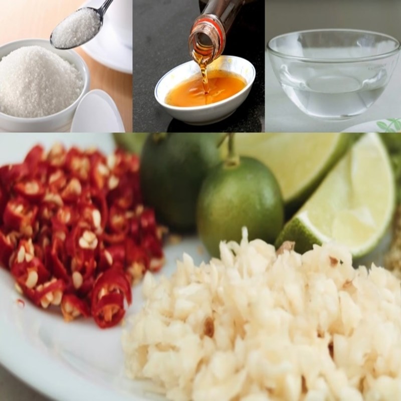 Nguyên liệu món ăn nước chấm bao tử heo luộc