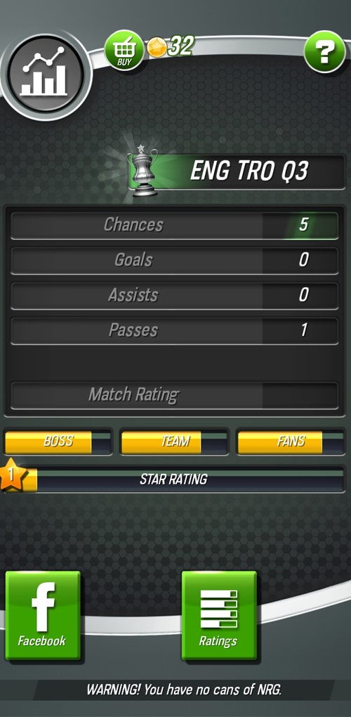 chỉ ra c&aacute;c th&ocirc;ng số m&agrave; bạn đạt được sau trận đấu