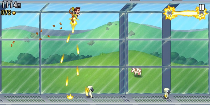 Jetpack Joyride mang lối chơi cực k&igrave; đơn giản