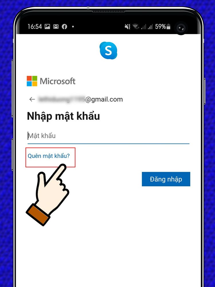 Chọn qu&ecirc;n mật khẩu.