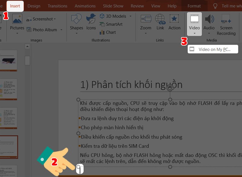 play video on powerpoint for mac