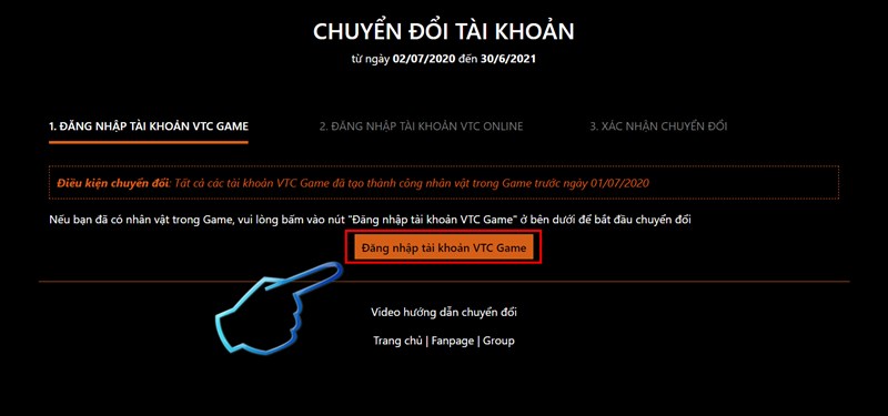 Cách Chuyển Đổi Tài Khoản Cf - Đột Kích Từ Vtc Game Sang Vtc Online